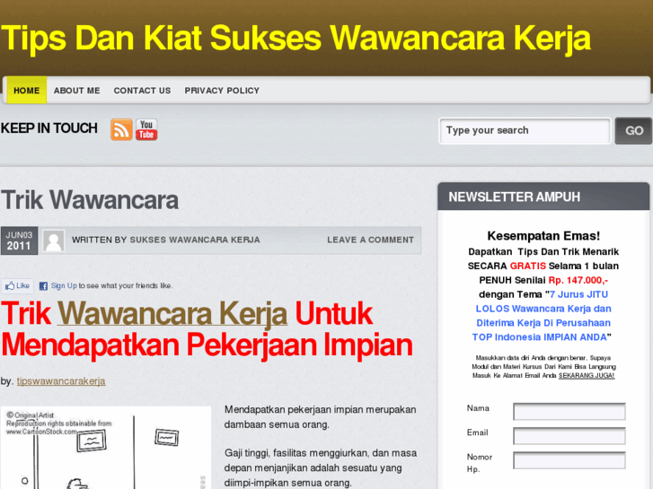 www.tipswawancarakerja.com