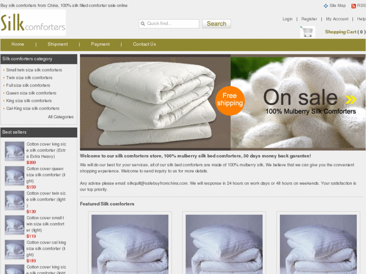 www.best-silk-comforters.com
