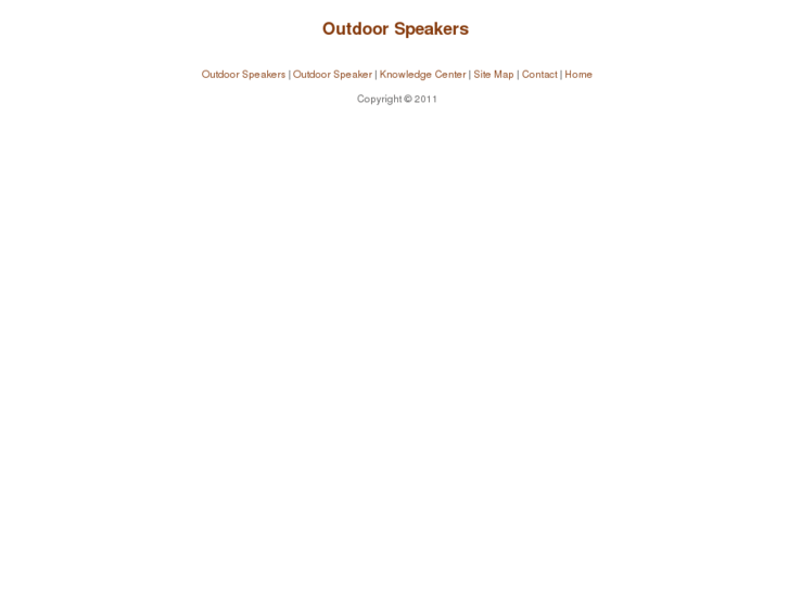 www.outdoor-speakers.org