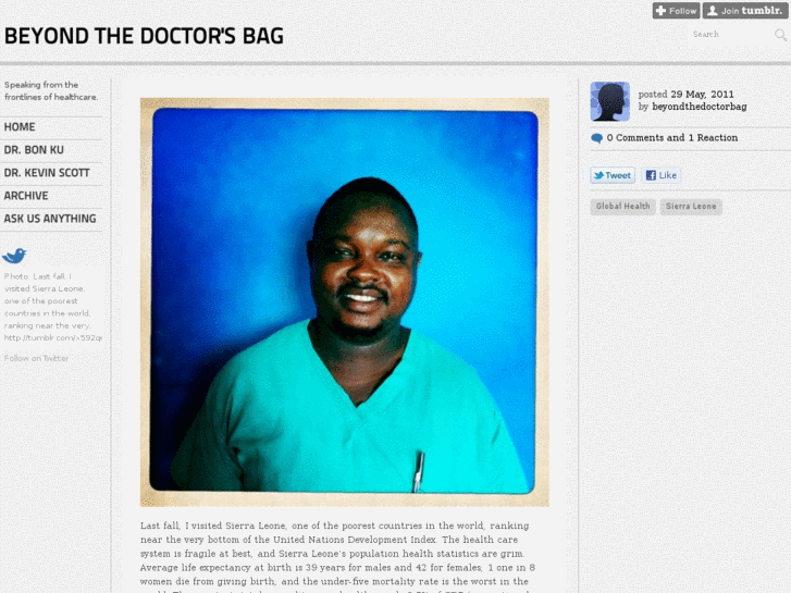 www.beyondthedoctorsbag.com