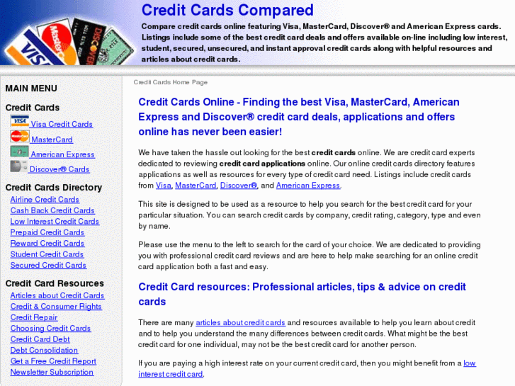 www.credit-cards-compared.com