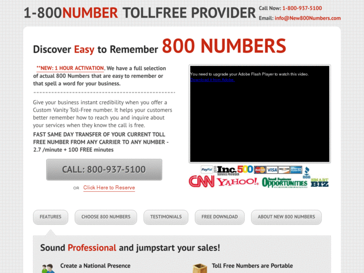 www.new800numbers.com