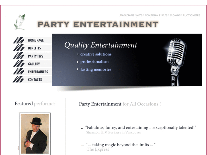 www.partyentertainers.net