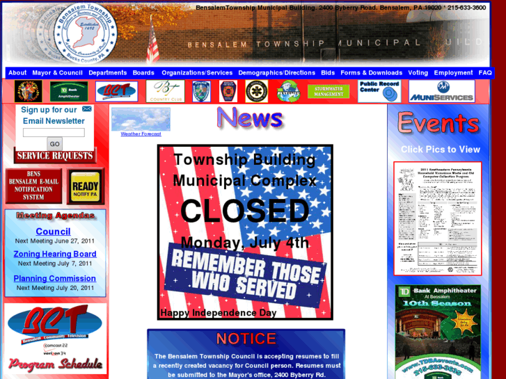 www.bensalem-township.net