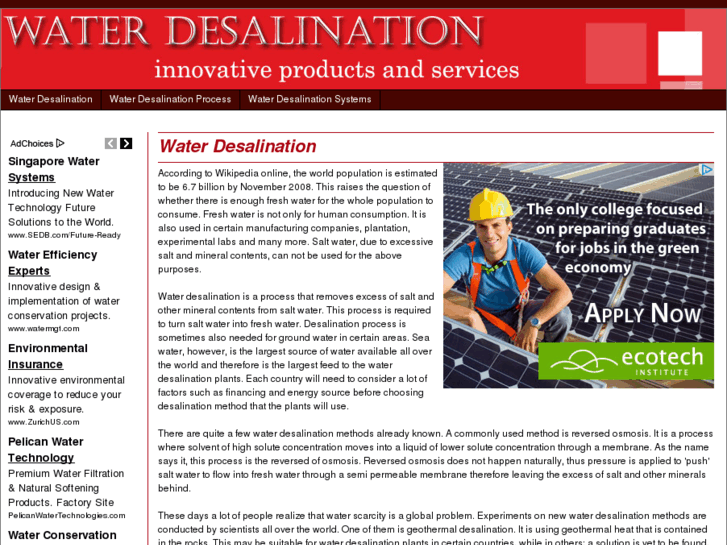 www.waterdesalinization.info
