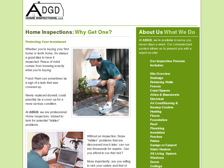 www.adgdhomeinspections.com