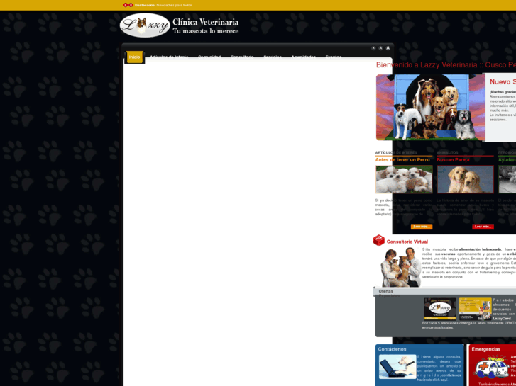 www.lazzyveterinaria.com