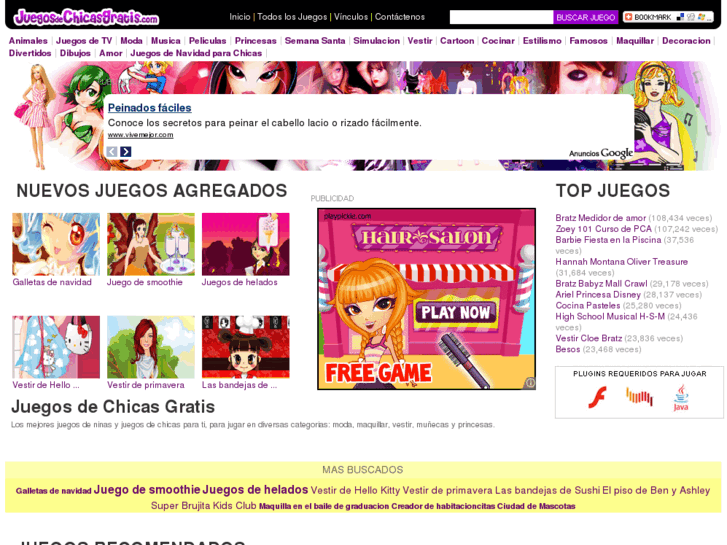 www.juegosdechicasgratis.com