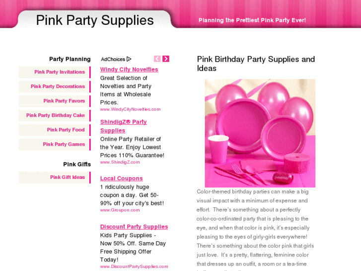 www.pinkpartysupplies.net