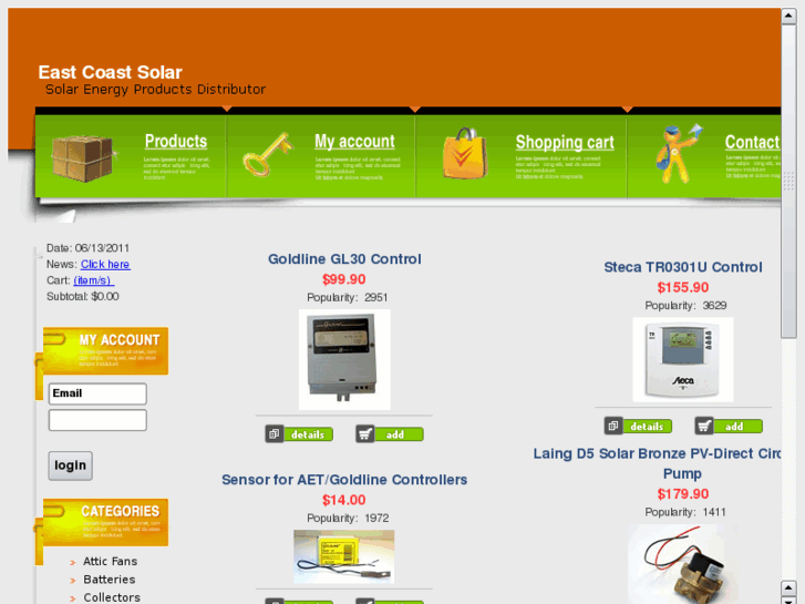 www.easternsolarsupply.net