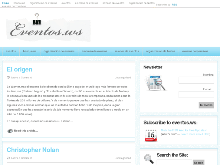 www.eventos.ws