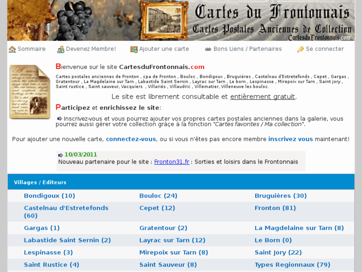 www.cartesdufrontonnais.com