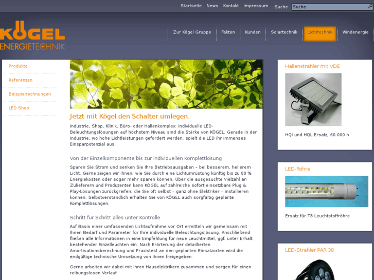 www.koegel-lichttechnik.de