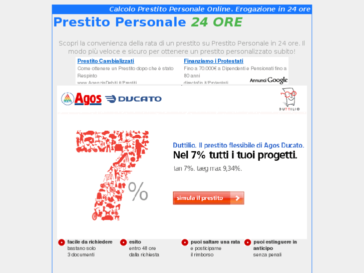 www.prestitopersonale24ore.com