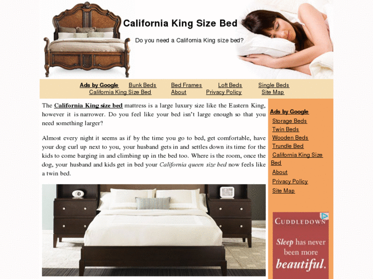 www.californiakingsizebed.net