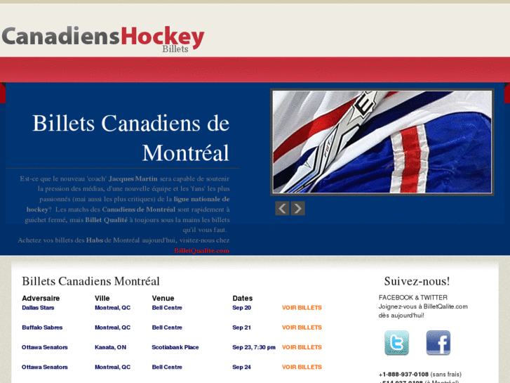 www.billetscanadienshockey.com