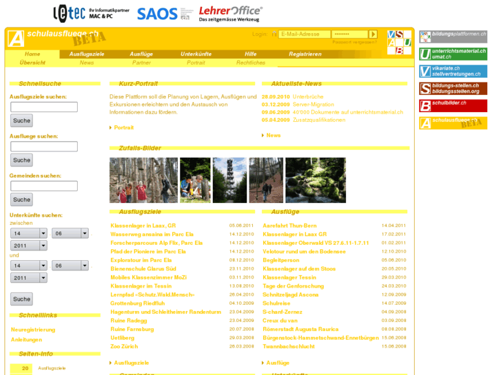 www.schulausfluege.ch