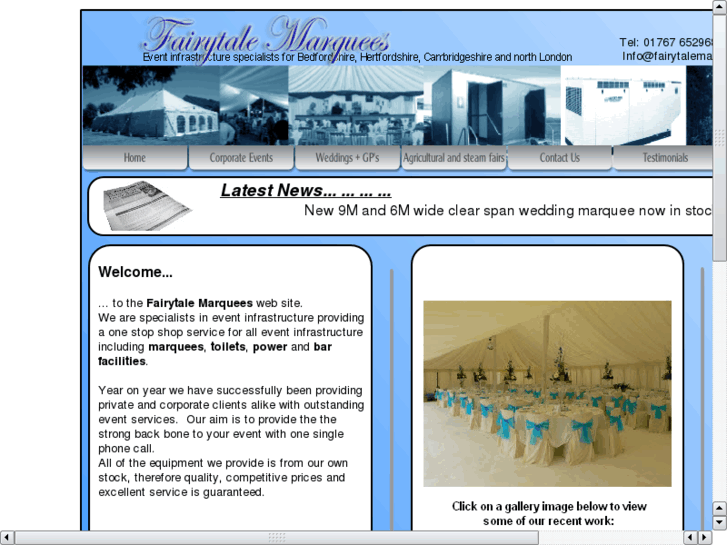 www.fairytalemarquees.com