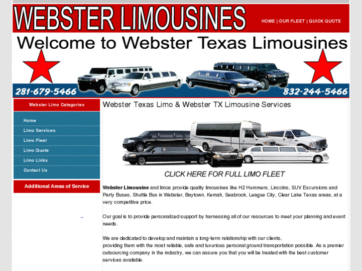 www.websterlimos.com