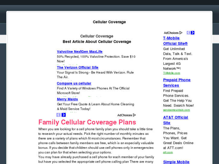 www.cellularcoverage.net