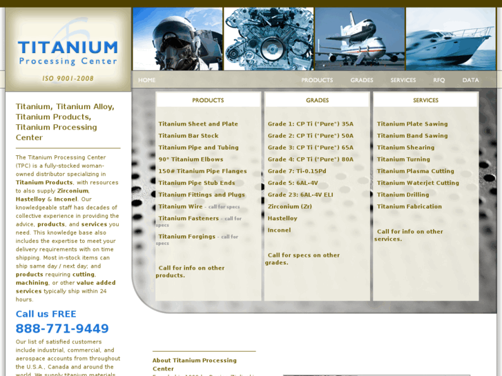 www.titaniumprocessingcenter.com