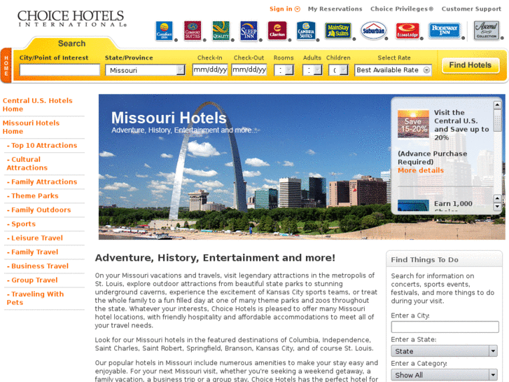 www.choicehotelsmissouri.com