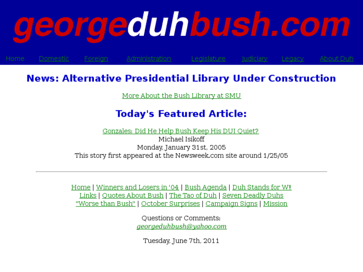 www.georgeduhbush.com