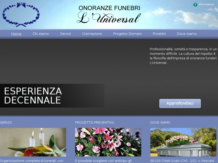 www.onoranzefunebriluniversal.com