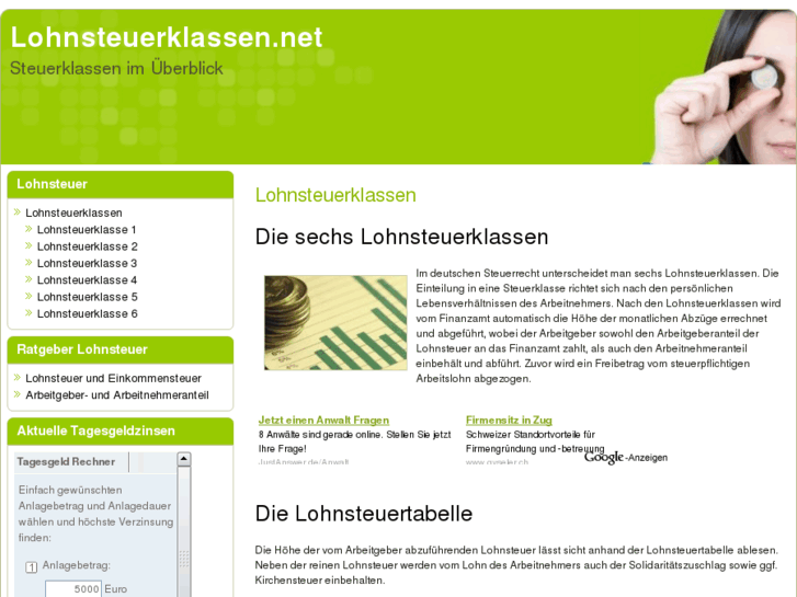 www.lohnsteuerklassen.net