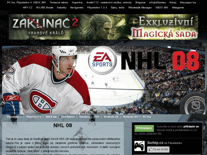 www.nhl08.cz