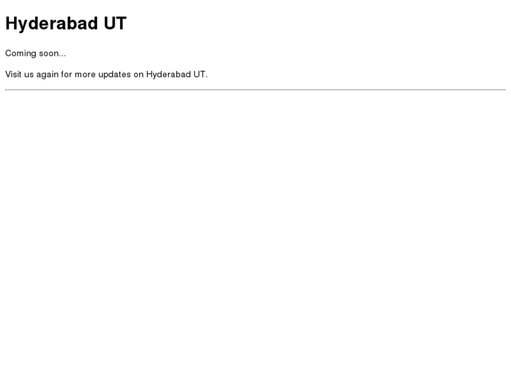 www.hyderabadut.com