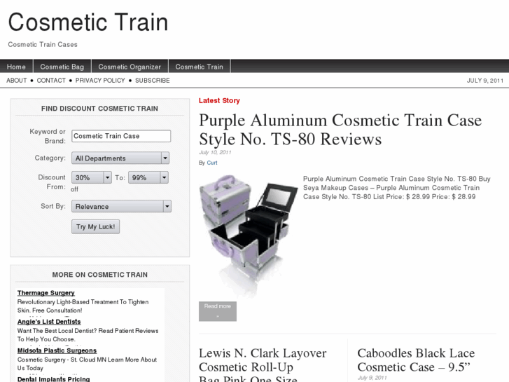 www.cosmetictrain.com