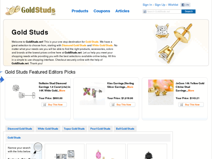 www.goldstuds.net