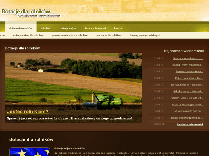 www.dotacje-dla-rolnikow.pl