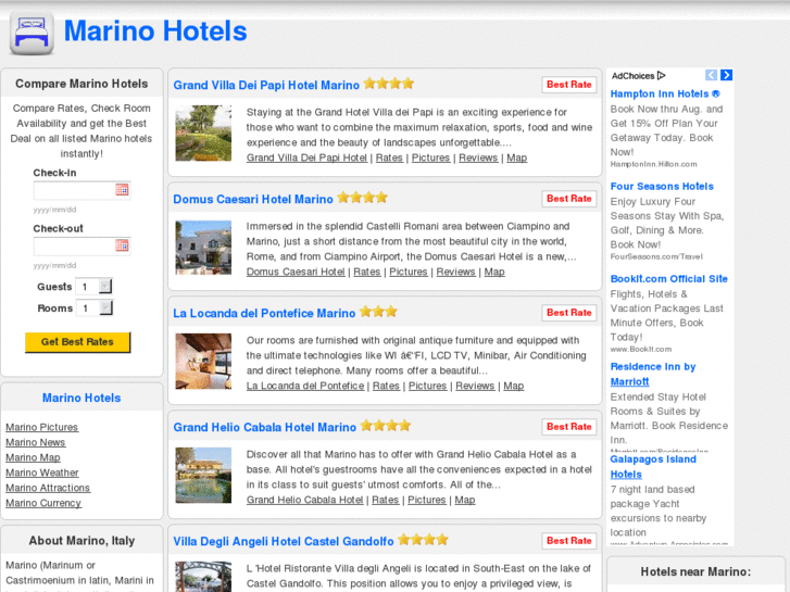 www.marinohotels.com
