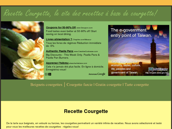 www.recettecourgette.com