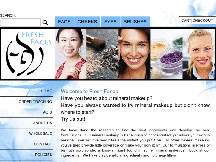 www.freshfacesminerals.com