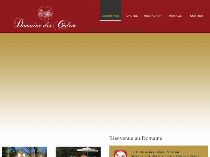 www.domainedescedres.com