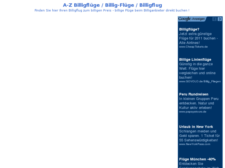 www.a-z-billigfluege.de
