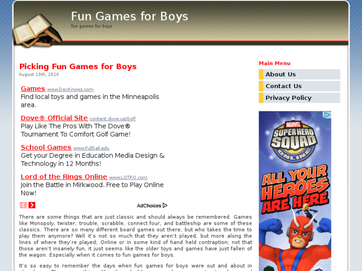 www.fungamesforboys.net