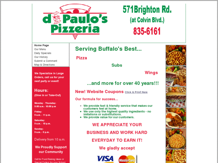 www.dipaulospizza.com