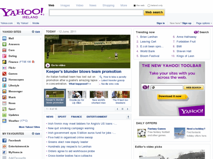 www.yahoo.ie