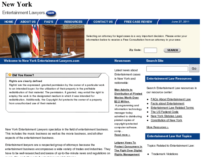 www.newyorkentertainmentlawyers.com