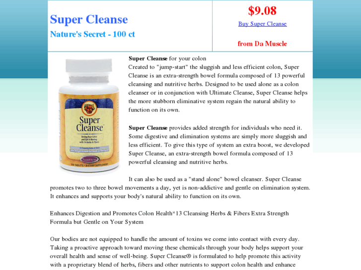 www.supercleanse.net