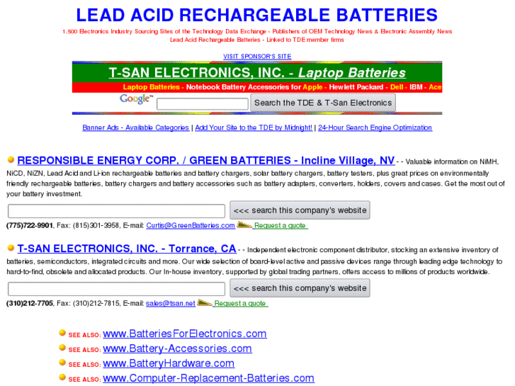 www.leadacidrechargeablebatteries.com