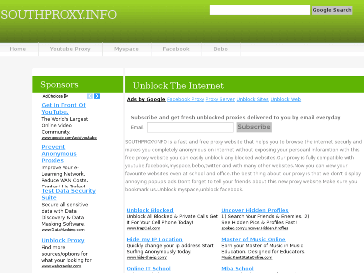 www.southproxy.info