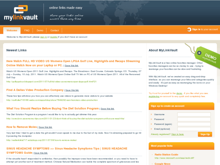 www.mylinkvault.com
