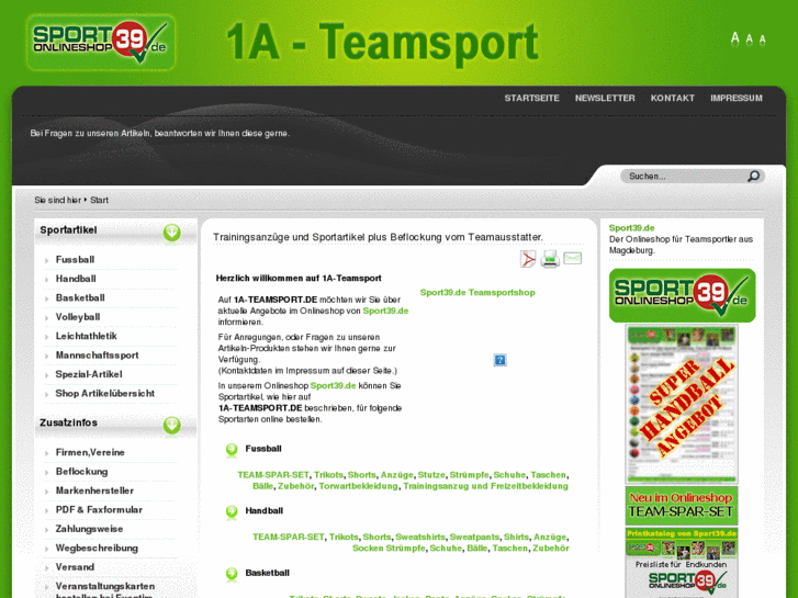 www.1a-teamsport.de