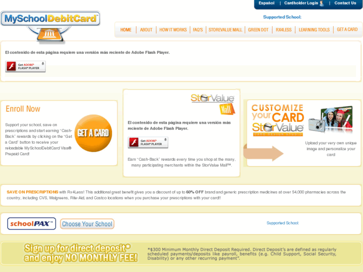 www.myschooldebitcard.com