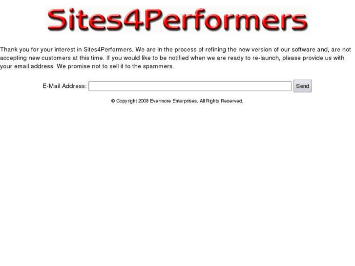 www.sites4performers.com